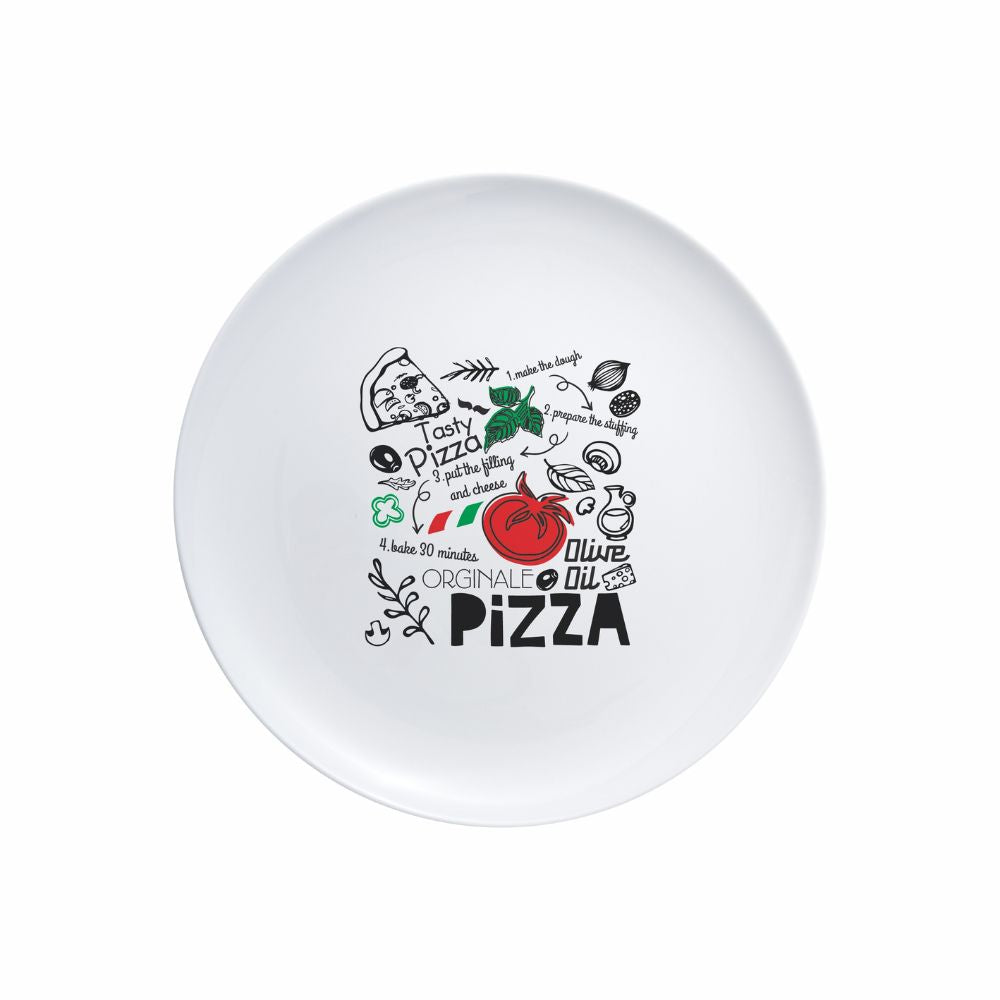 CANOPAL Pizza Plate, 33cm diameter– Durable & Easy to Clean - Suitable for Pizza Serve