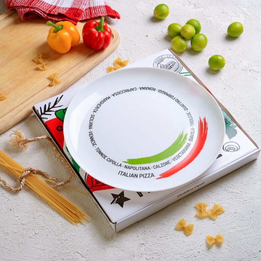 CANOPAL Pizza Plate, 33cm diameter– Durable & Easy to Clean - Suitable for Pizza Serve