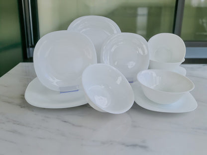 CARINE Dinnerware 12-Piece Set For 4 People - Canopal