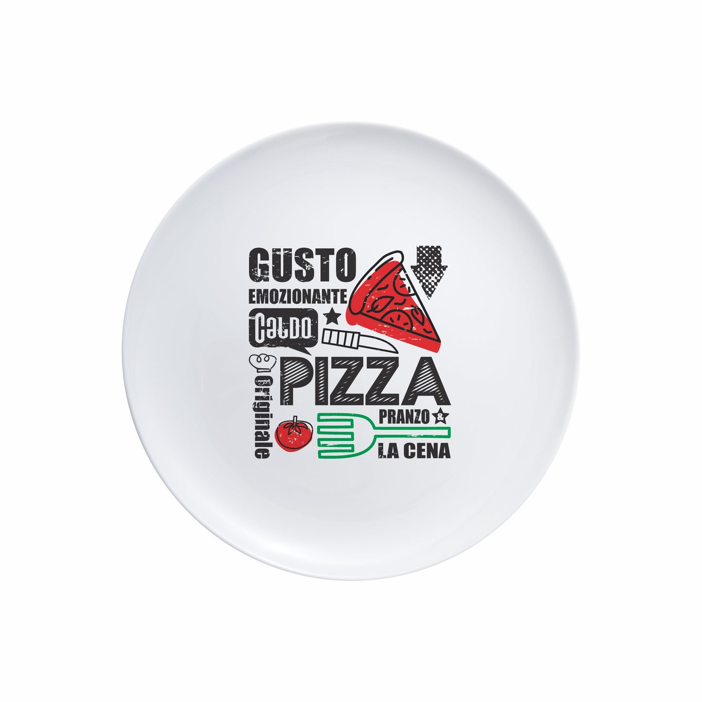 CANOPAL Pizza Plate, 33cm diameter– Durable & Easy to Clean - Suitable for Pizza Serve